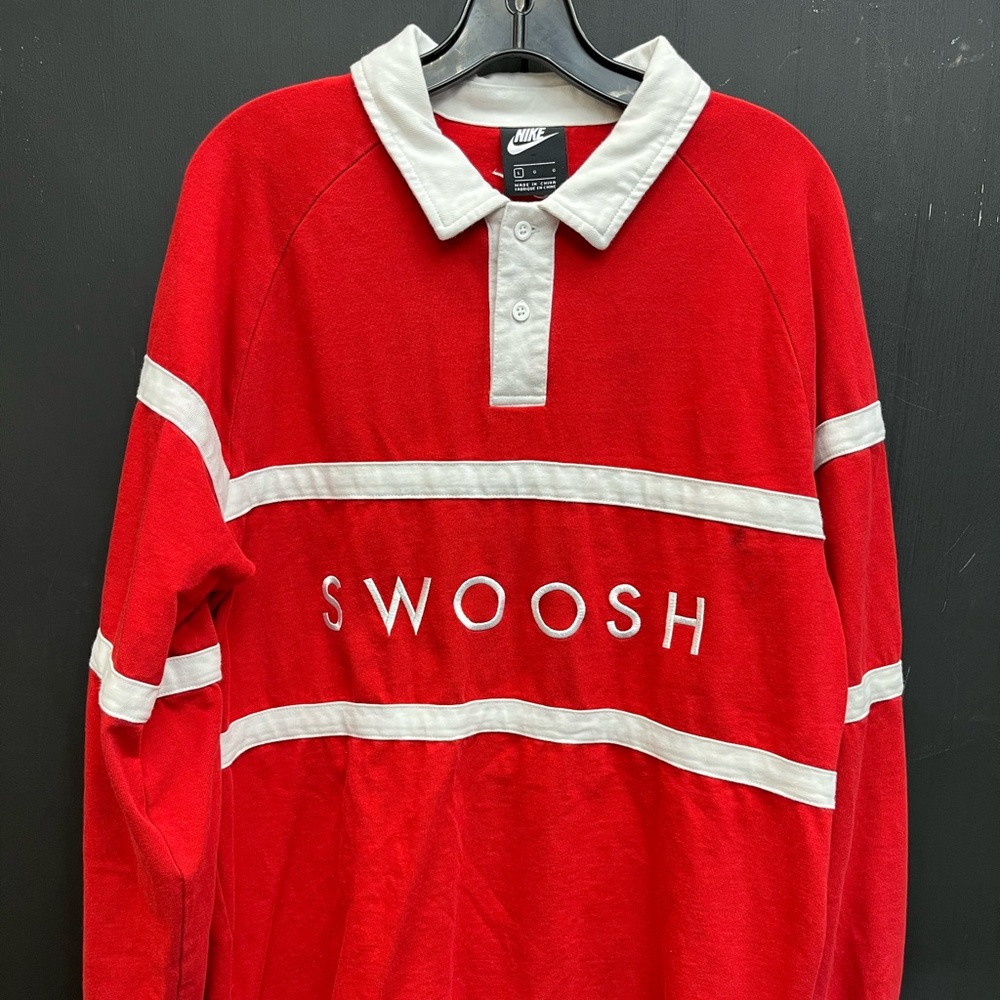 Nike Rugby Shirt- Red